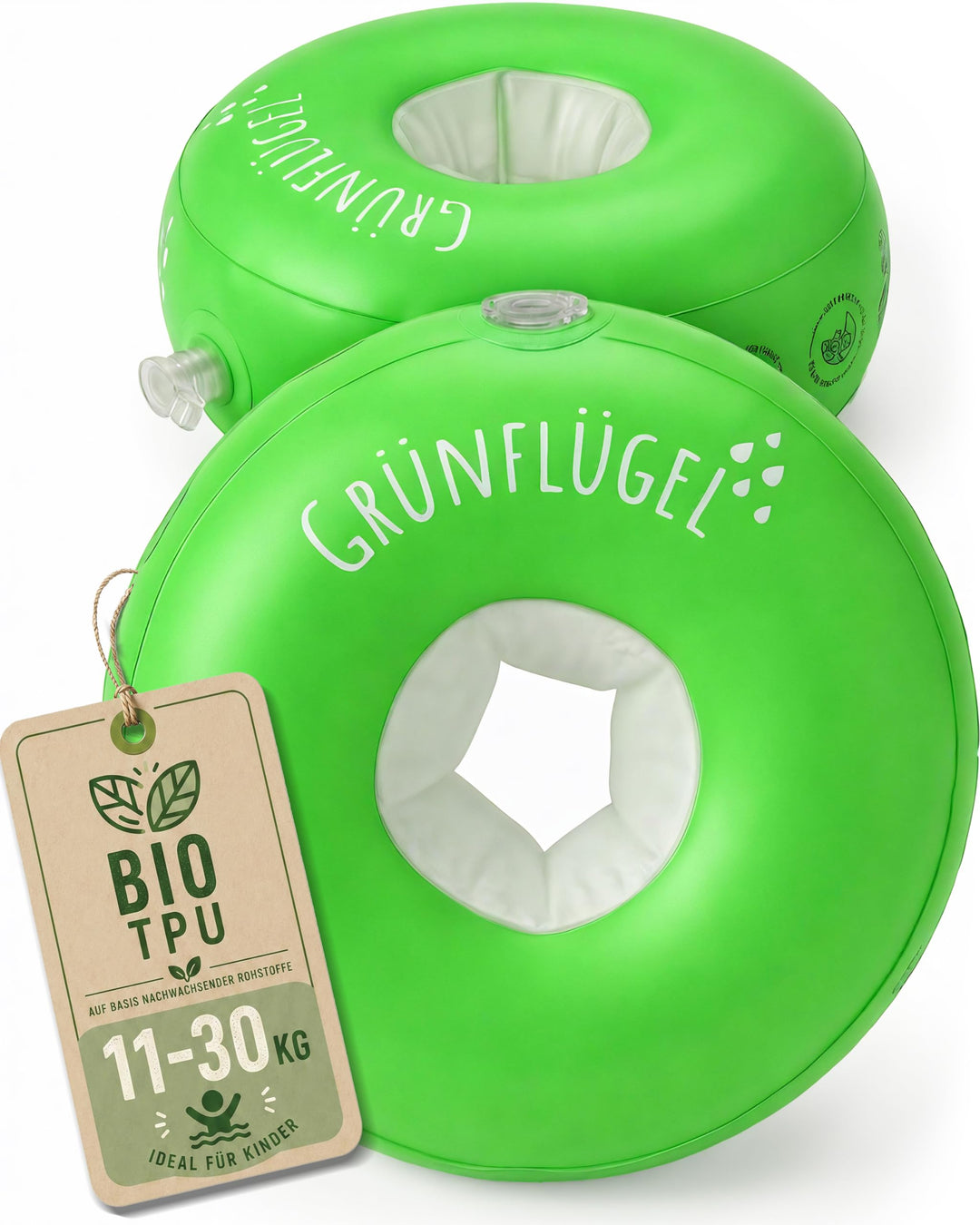 Schwimmflügel ab 1 Jahr - Sicher &amp; Hautfreundlich &amp; Ohne Weichmacher I 11-30 Kg I Rund Swim Schwimmh