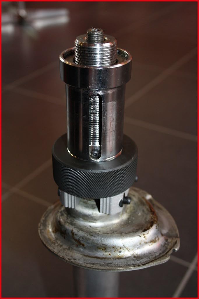 KS Tools 150.9545 Montagehilfe-Satz für Stossdämpfer mit Zuganschlagfeder, 7-teilig