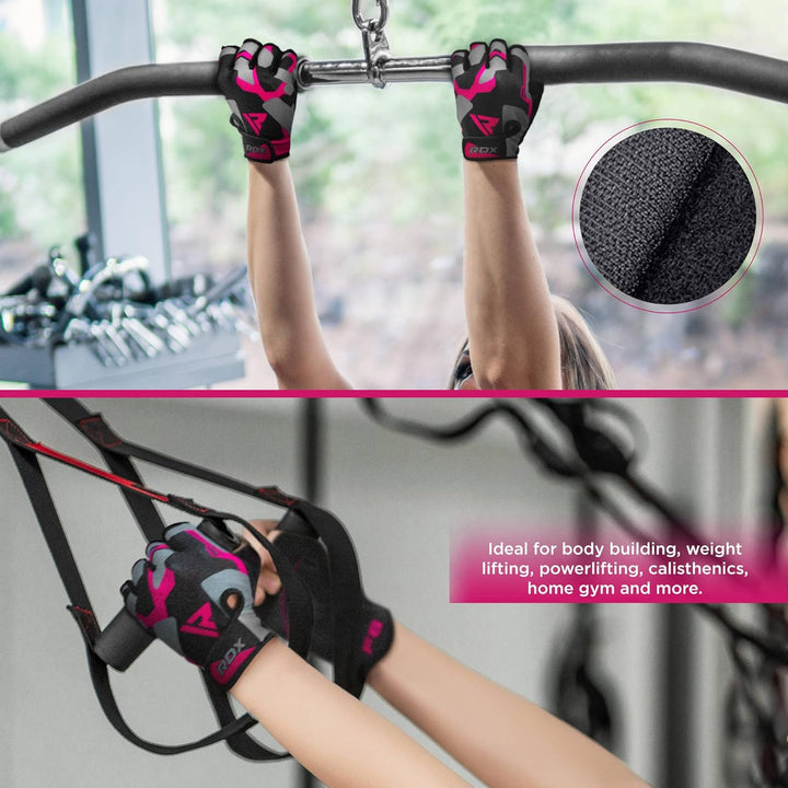 RDX Fitness Handschuhe Trainingshandschuhe Handgelenkstütze Sporthandschuhe Gewichtheben Workout Bod