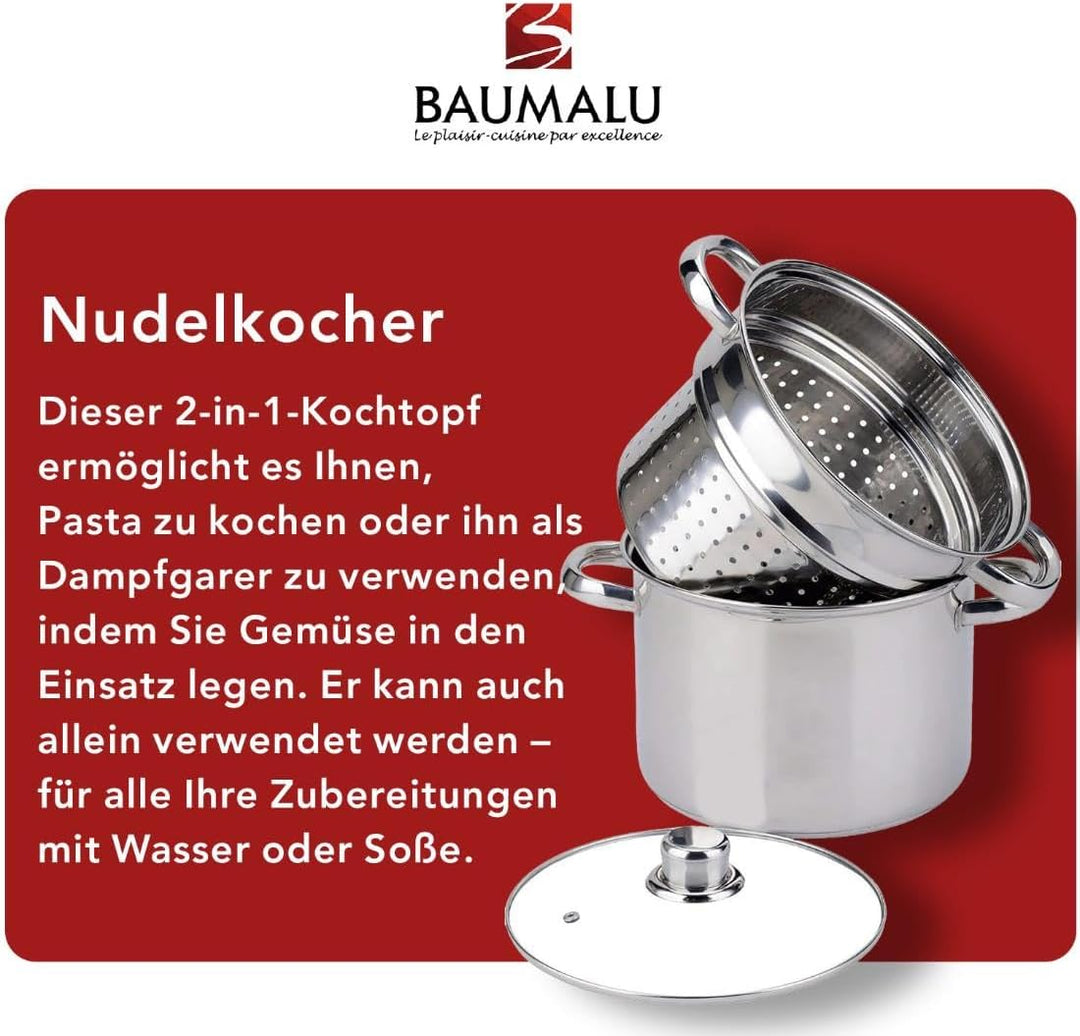 Pastakocher Edelstahl