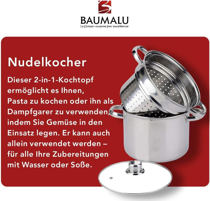 Pastakocher Edelstahl