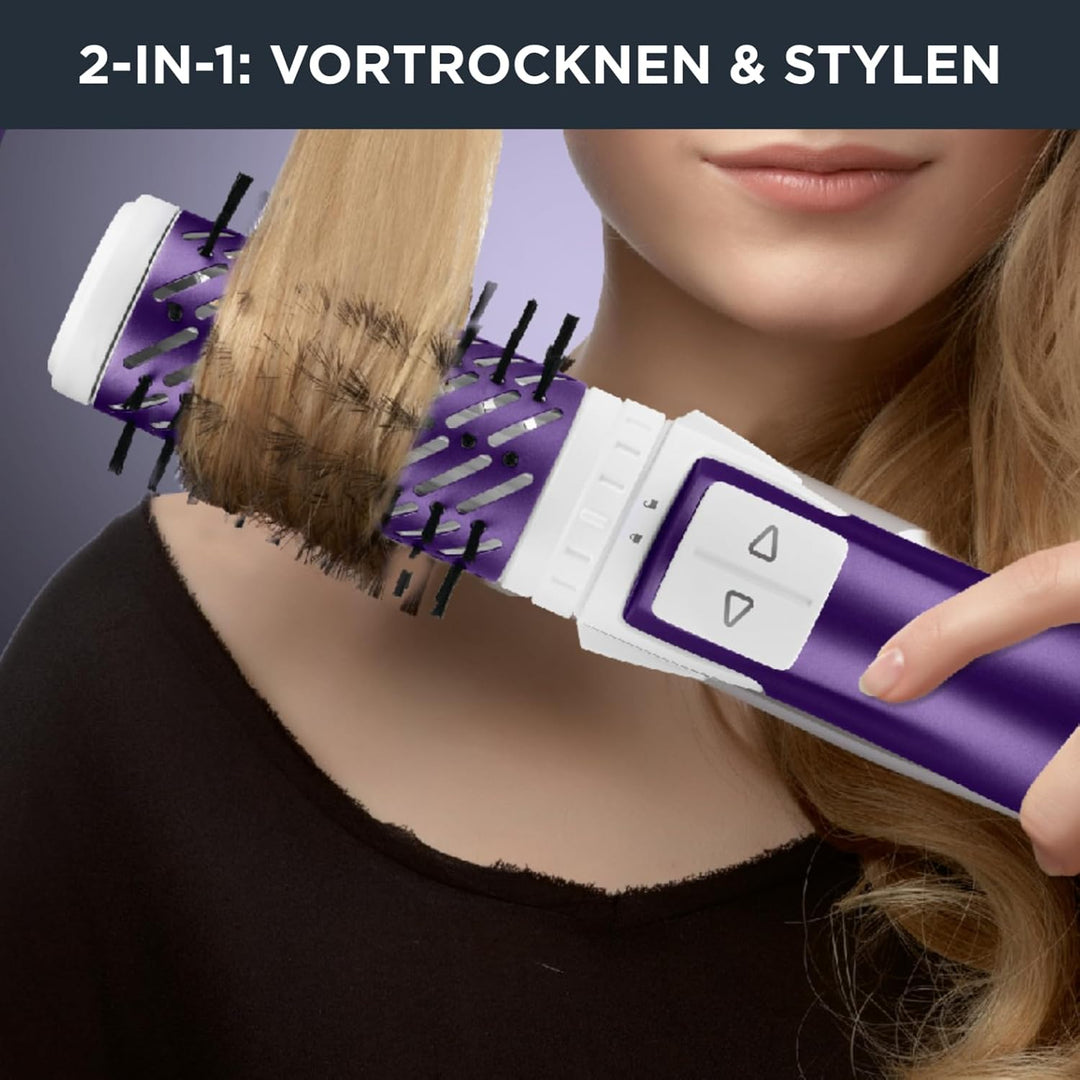 Rowenta CF9530 Rotierende Warmluftbürste Brush Activ Volume & Shine | Keramikbeschichtung | 3 Geschw