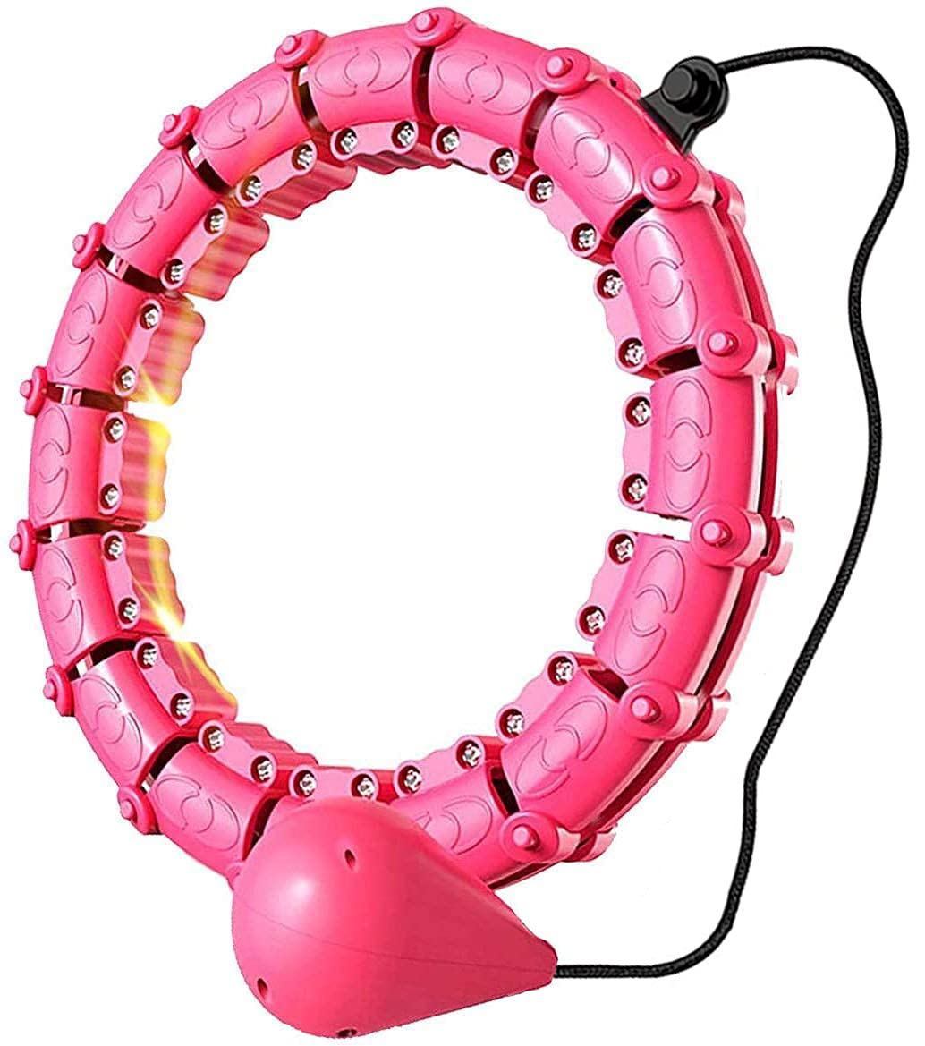 Cretee Will Not Fall Hula Hoop Verstellbarer Hot Waist Worker für Erwachsene Hula Hoops (Taille 55-1