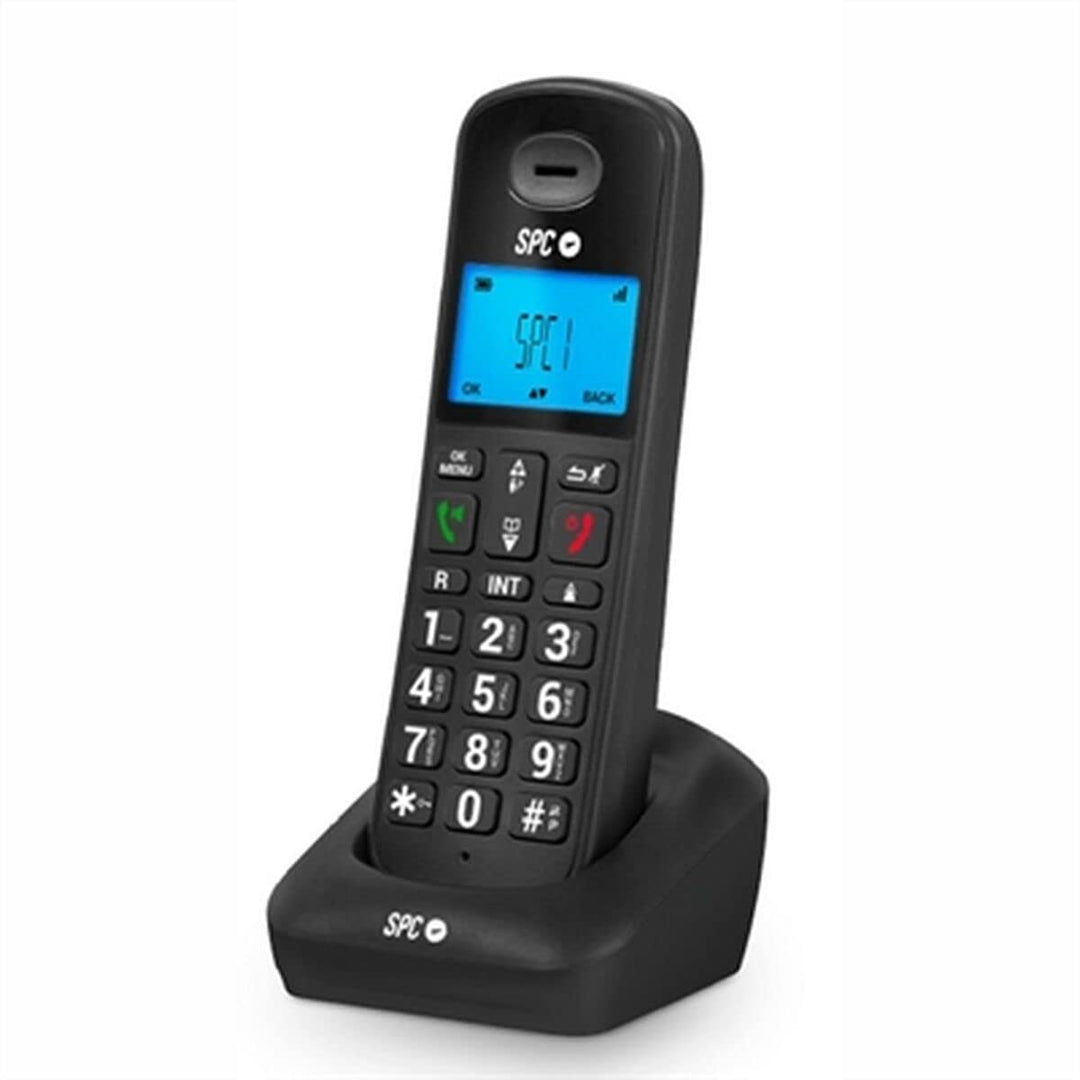 SPC Gossip 2 – Schnurloses Festnetztelefon mit beleuchtetem Display, grossen Tasten und Ziffern, Fre