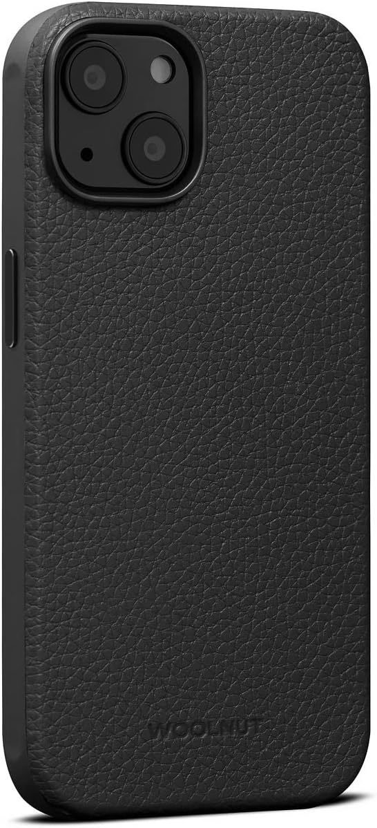 Woolnut Leder Hülle Case für iPhone 14 - Schwarz iPhone 14 Schwarz, iPhone 14 Schwarz