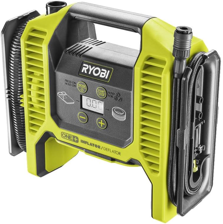 RYOBI 18 V ONE+ Akku-Multikompressor R18MI-0, Digital, max. Druck 10,3 bar, ohne Akku und Ladegerät,