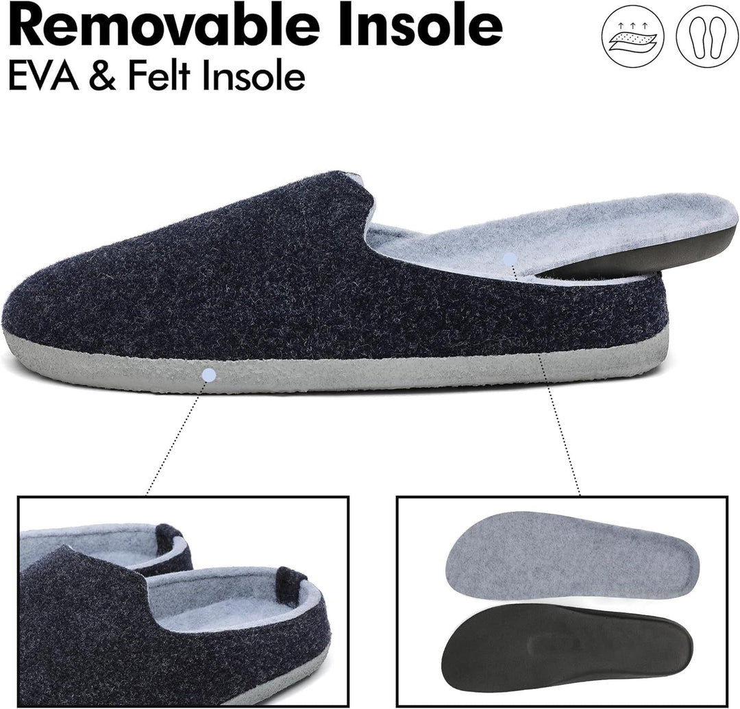 Mishansha Herren Damen Winter Wärme Hausschuhe Memory Foam Plüsch Pantoffeln Home Rutschfest Slipper