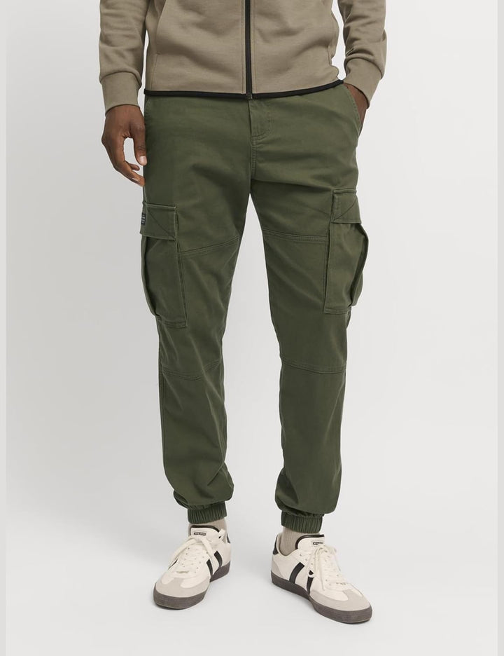JACK &amp; JONES Male Cargo-Hose Relaxed Fit Cargo-Hose M Olive Night, M Olive Night