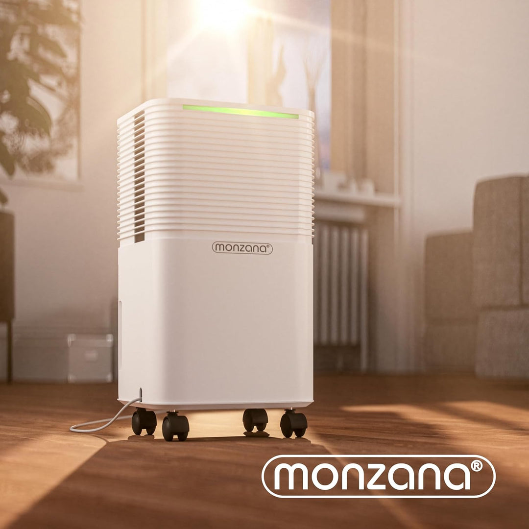 Monzana® Luftentfeuchter elektrisch 15-20m² 12L/Tag LED-Display 24-Std-Timer Raumentfeuchter Bad Woh