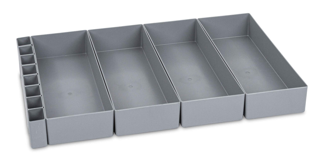 aidB Einsatzkästen - Set 1/4 Unterteilung für Euroboxen 600x400x75, Set 1/4 Unterteilung