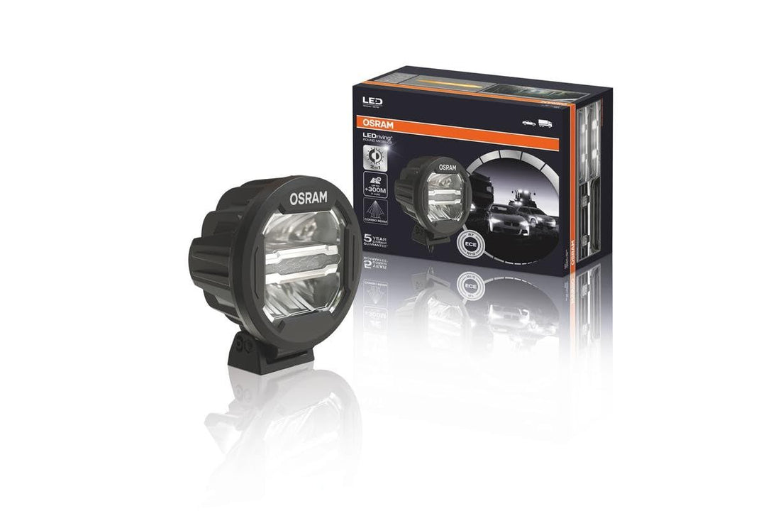 OSRAM LEDriving ROUND MX180-CB, LED Zusatzscheinwerfer für Nah- und Fernlicht, Combo, 3000 Lumen, Li