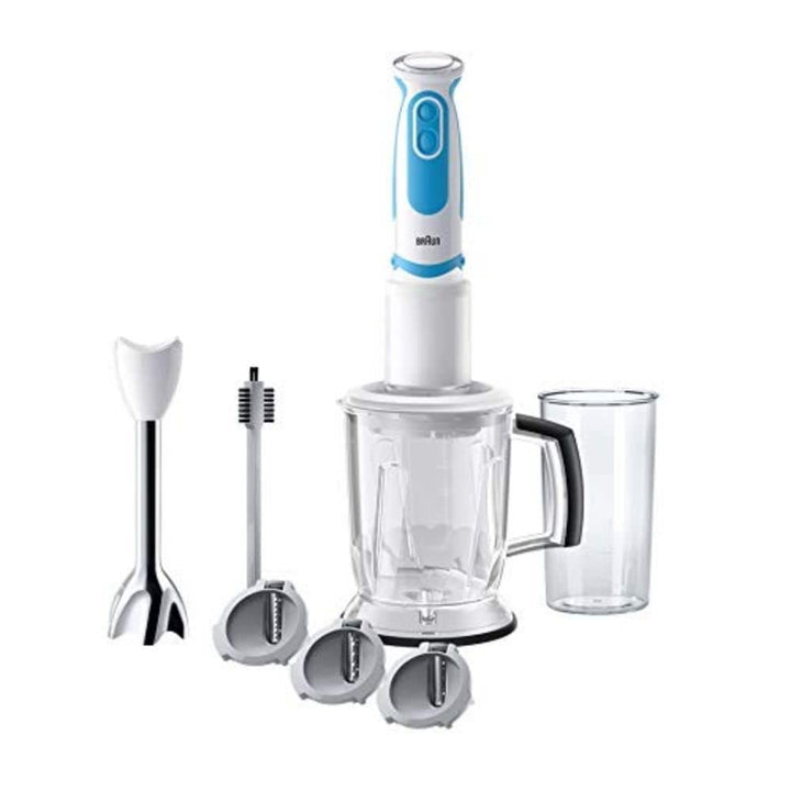 Braun Minipimer 5 MQ5060WHBL Twist Stabmixer, elektrisch, Weiss/Blau