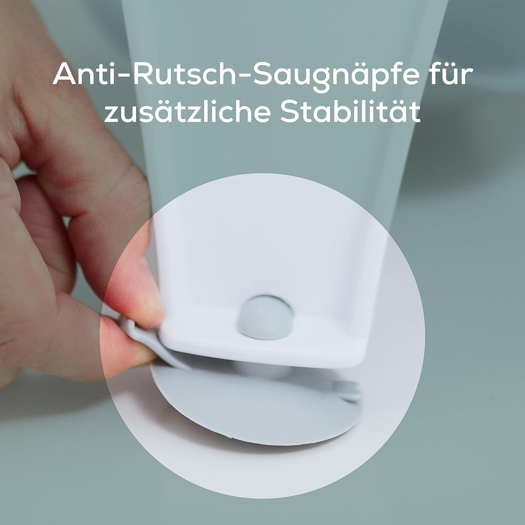 Angelcare ergonomischer Badering für die grosse Badewanne oder Dusche & Munchkin Aufbewahrungskorb f