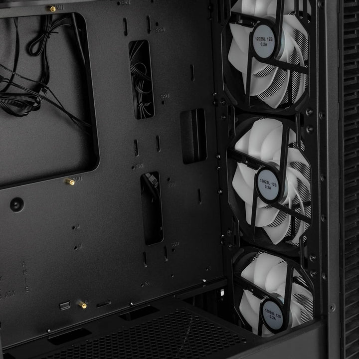 Kolink Observatory HF Mesh PC-Gehäuse, Sechs ARGB-Lüfter, 330 mm GPU-Freiheit, ATX-Motherboard, Gitt
