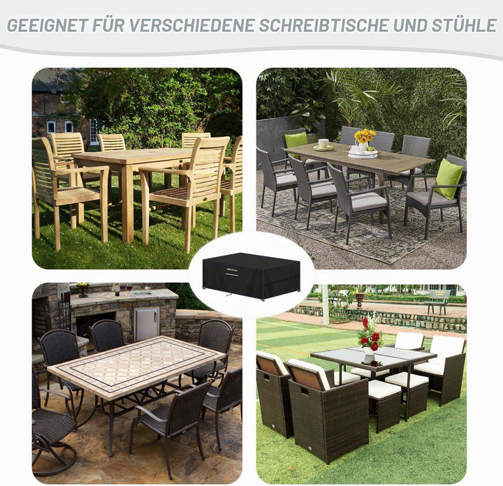 Abdeckung Gartenmöbel Wasserdicht Abdeckplane Gartenmöbel | Schutzhülle Gartentisch Abdeckung Garten