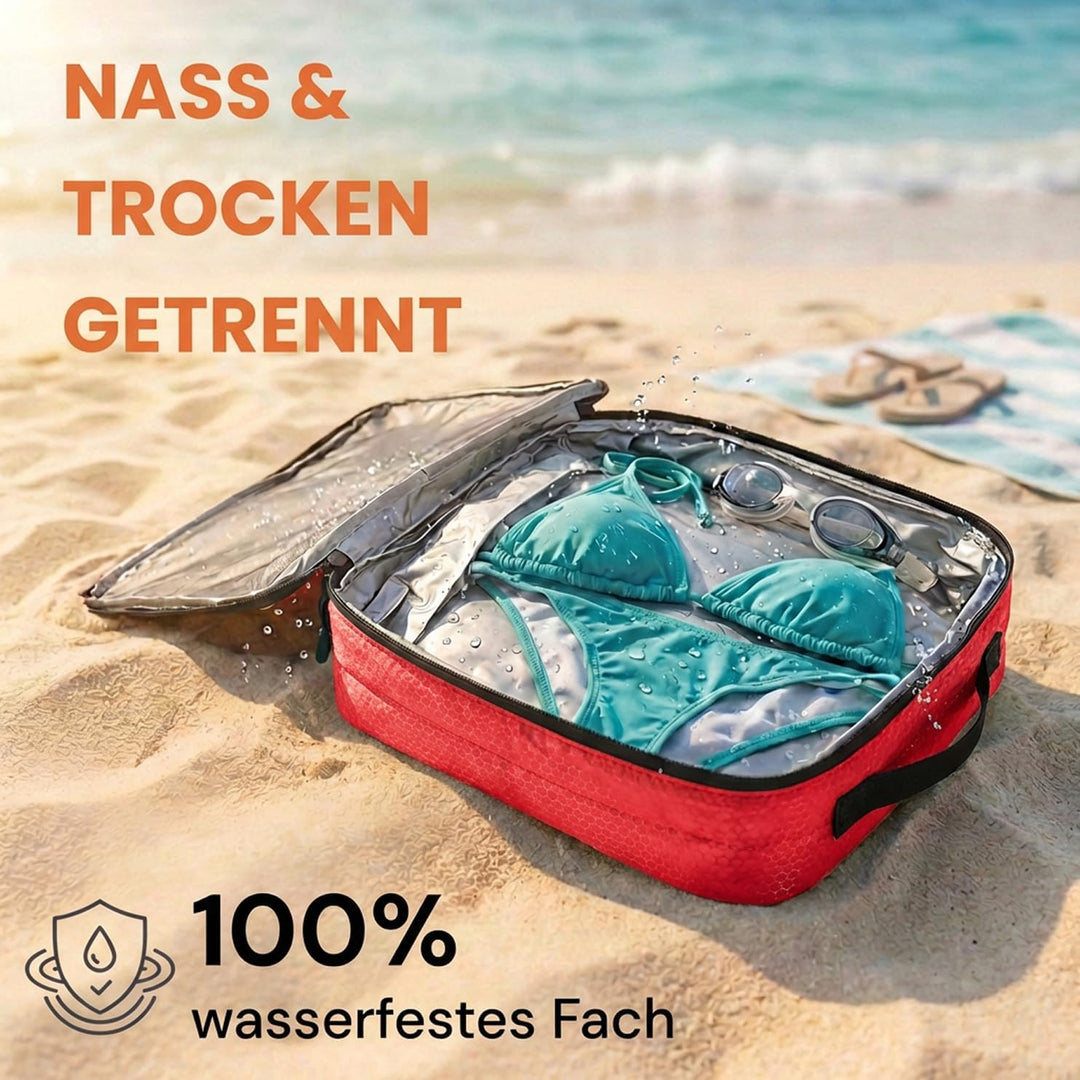 LOONARA Travel Packtaschen Kompression für Koffer und Rucksack [3-teilig] - mehr Platz im Koffer ode