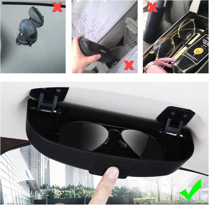YEE PIN Brillenetui für Benz GLA X156 / W205 /GLC X253 / B-Klasse W246/ A-Klasse W176 Auto Sonnenble
