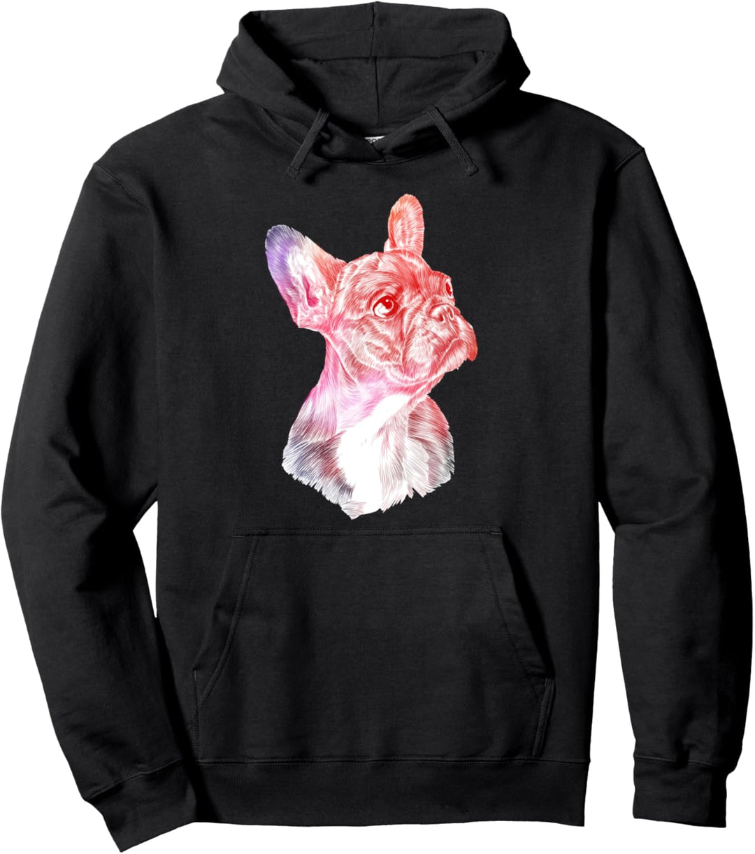 Französische Bulldogge Frenchie Hund Damen Herren Frauchen Pullover Hoodie