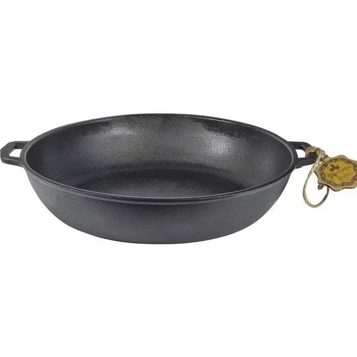 Gusseiserne Bratpfanne - BBQ Zubehör - Aussenküche - Geeignet Für Alle Wärmequellen - Ofenschale - B