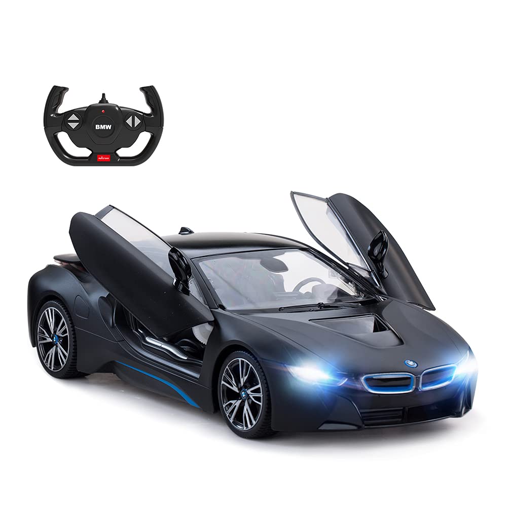 Rastar RC Auto | 1:14 BMW i8 Funkferngesteuertes Spielzeugauto, Modellfahrzeug, öffnen der Türen per
