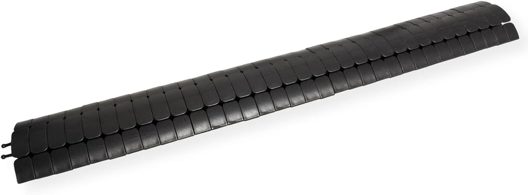 BACHMANN Kabelschlange PRO Kabelführung Schwarz 930.032 (flexibler und robuster Kabelschlauch)