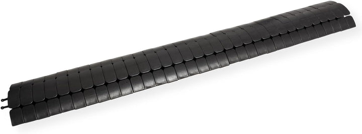 BACHMANN Kabelschlange PRO Kabelführung Schwarz 930.032 (flexibler und robuster Kabelschlauch)
