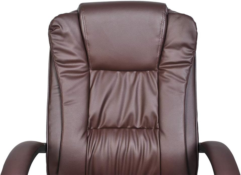 MALATEC Bequeme Bürostuhl Chefsessel Drehstuhl Ergonomischer Schreibtischstuhl mit Kunstlederbezug S