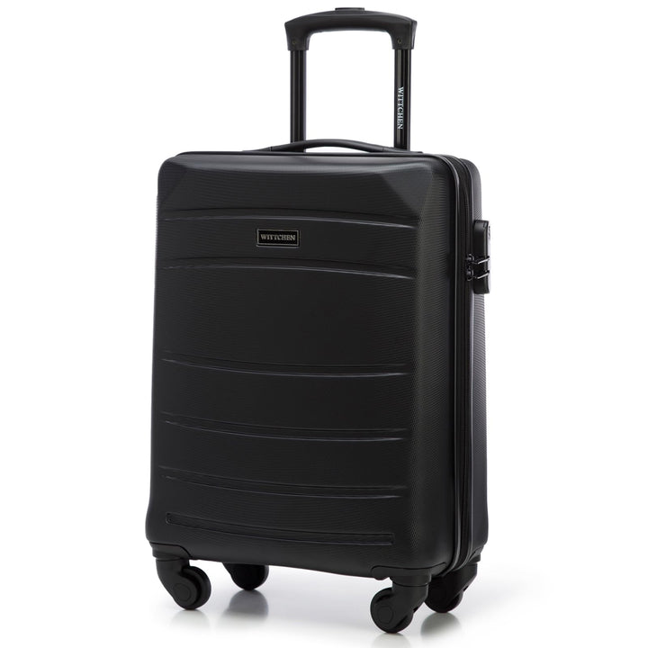 WITTCHEN Handgepäck Trolley Koffer Reisekoffer aus ABS Hartschalen Trolley 4 Rollen Kombinationsschl
