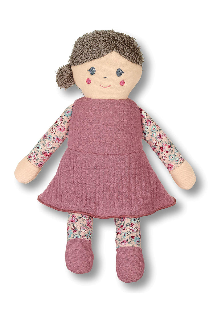 Sterntaler Spielpuppe Sophie, Integrierte Rassel, Für Babys ab der Geburt, 28 x 20 cm, Rosa Sophie S