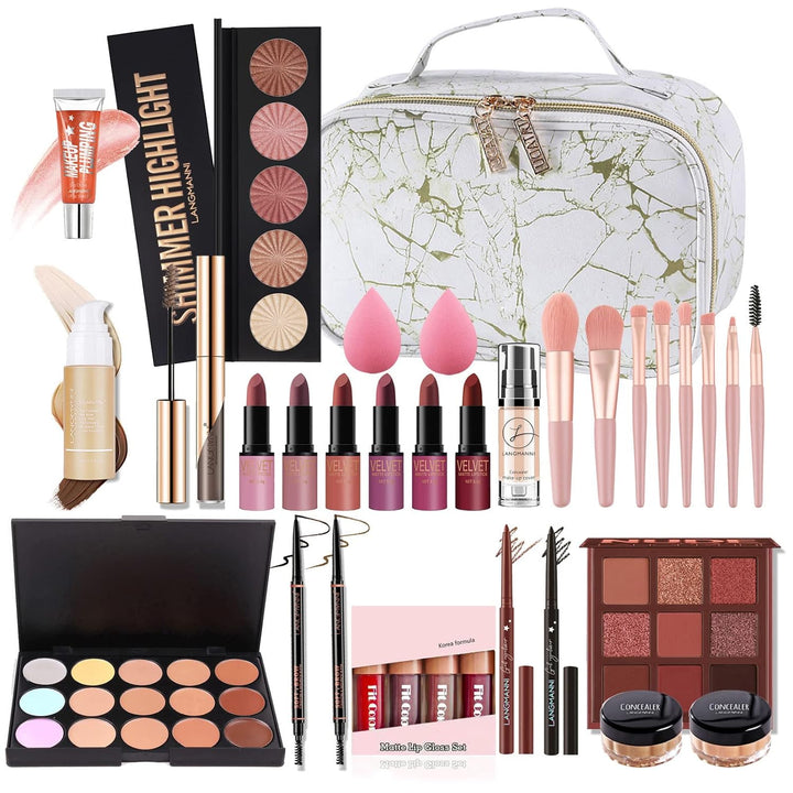FantasyDay Multifunktions Exquisite Make-up Geschenkset Kosmetik Schmink Kit für Gesicht, Augen und