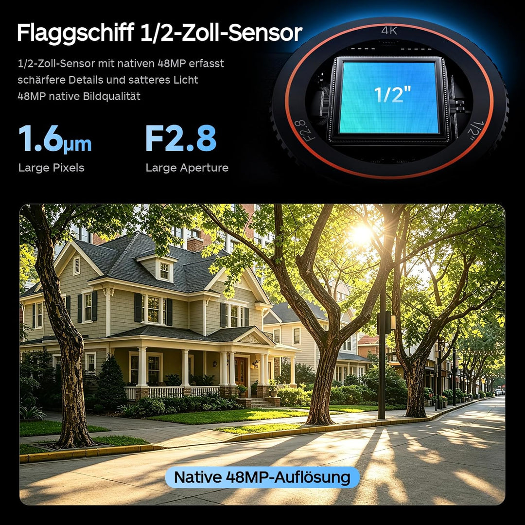 XTU S7 PRO 4K Action Kamera 50FPS - Super 5.0 Stabilisierung, AI ISP, Magnetische Schnellhalterung,