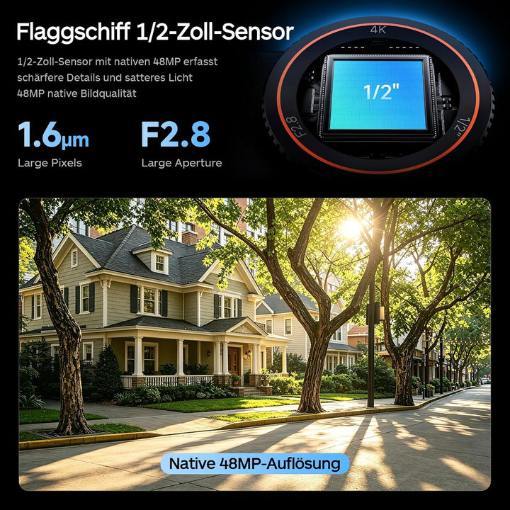 XTU S7 PRO 4K Action Kamera 50FPS - Super 5.0 Stabilisierung, AI ISP, Magnetische Schnellhalterung,