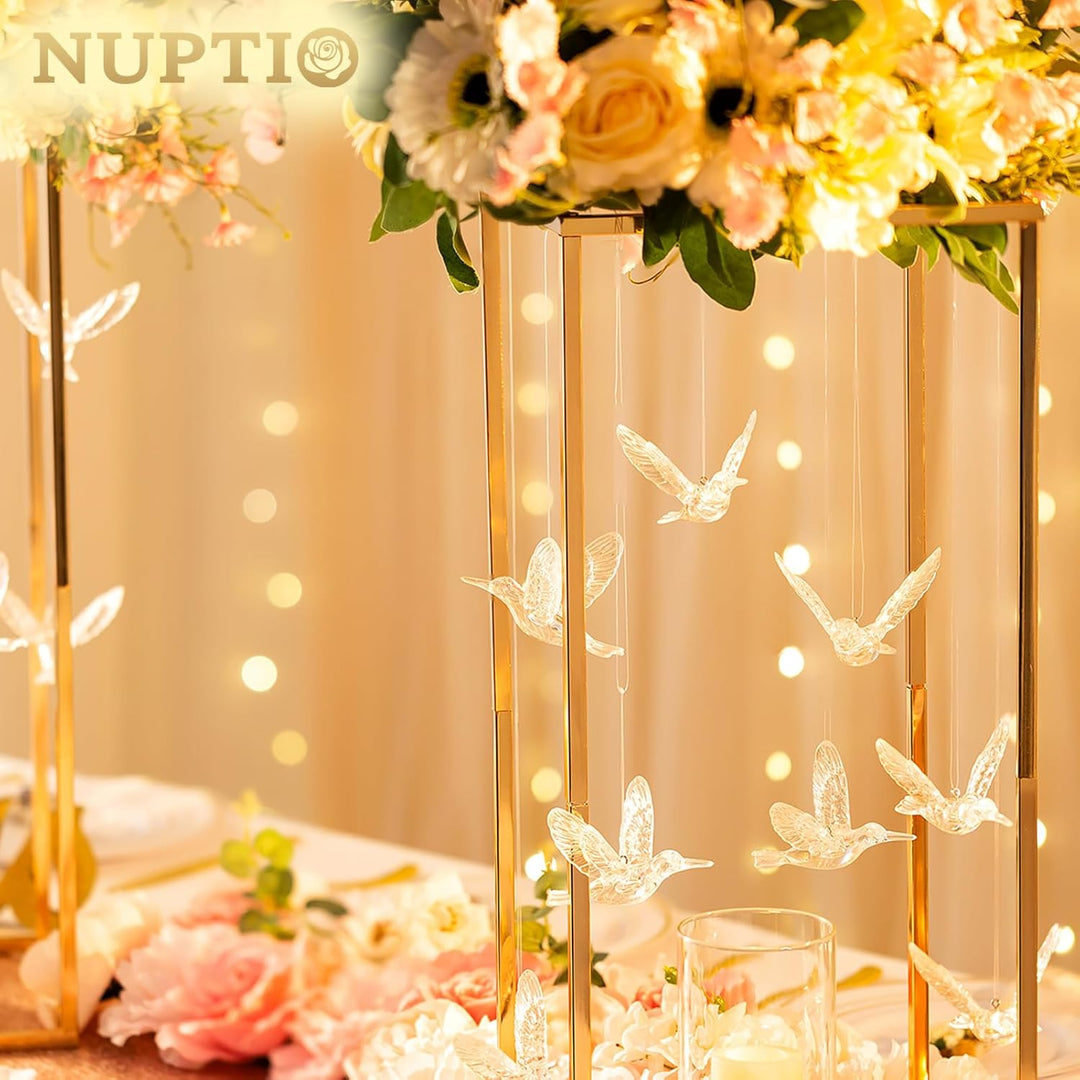 NUPTIO 100 Stücke DIY Fliegenden Vogel Dekorative Decke Hängen Ornamente Weihnachtsbaum für Zuhause