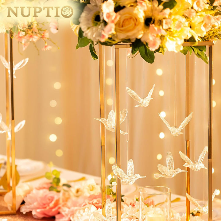 NUPTIO 100 Stücke DIY Fliegenden Vogel Dekorative Decke Hängen Ornamente Weihnachtsbaum für Zuhause