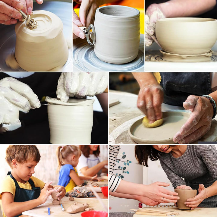 Modellierwerkzeug,62 Stück Ton Werkzeug,Carving Tools Clay Keramik Sculpting Ton Werkzeug mit eine A