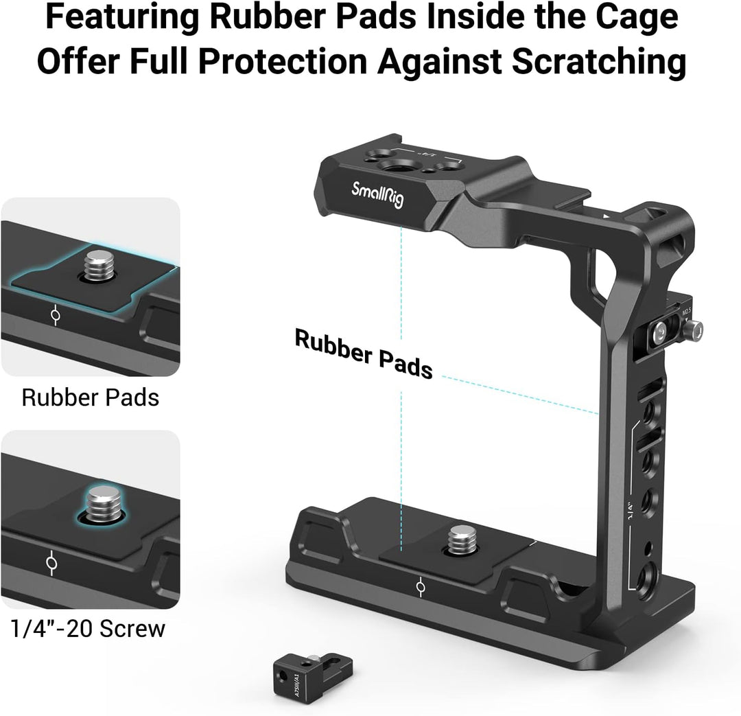 SMALLRIG A7 IV A1 A7S III Half Cage Camera Halbkäfig für Sony Alpha 7 IV/Alpha 7S III/Alpha 1/Alpha