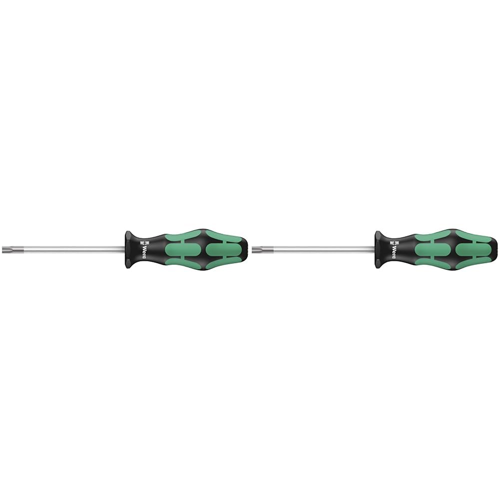 Wera 367 Torx HF Schraubendreher mit Haltefunktion, TX 8 x 60 mm, 05028048001 (Packung mit 2) TX 8 x