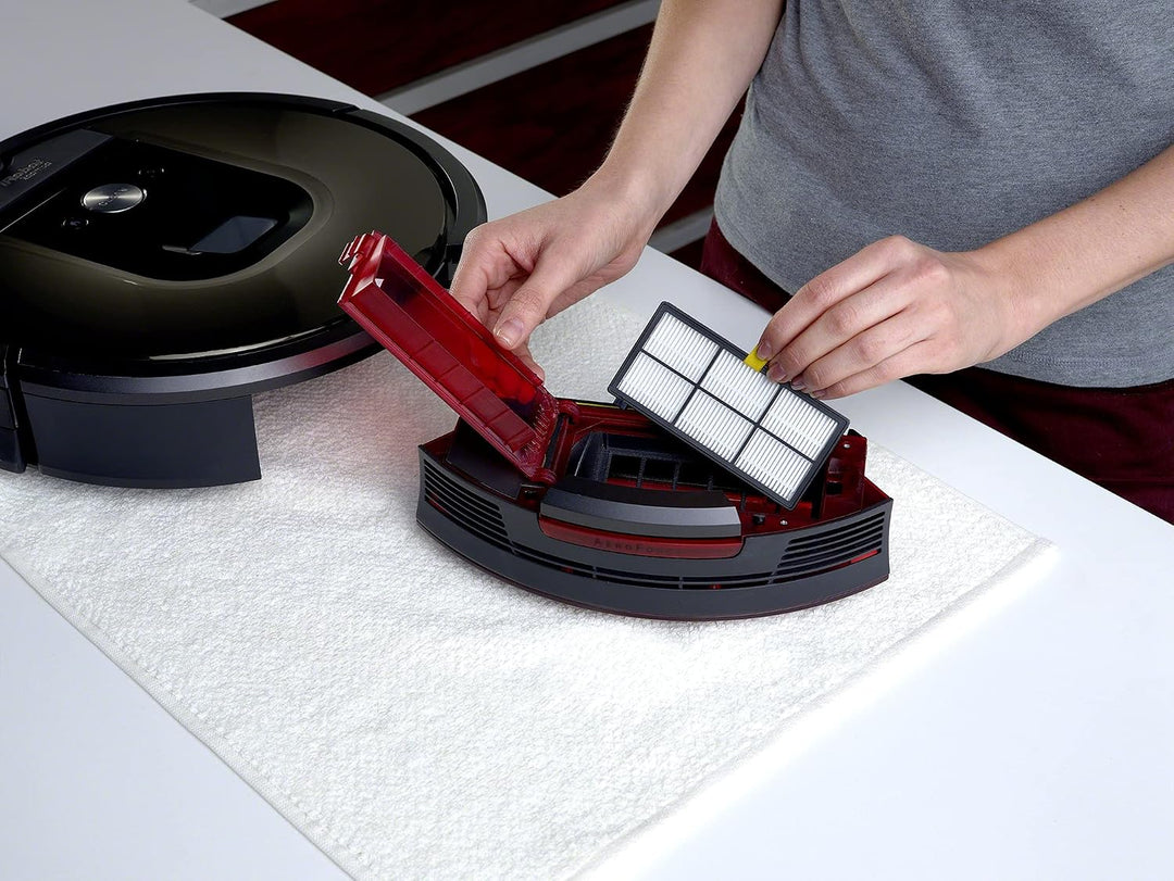 iRobot Offizielles Zubehör – Pflegeset für Roomba Serie 800 und 900 – 2 Seitenbürsten – 3 hocheffizi