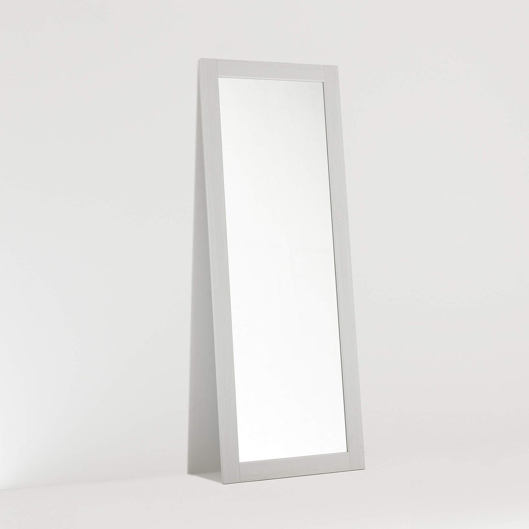 ARHome Bodenspiegel, 160 x 60 cm, Esche Weiss, Wandspiegel, Made in Italy Eschenweiss 160L x 60B cm,