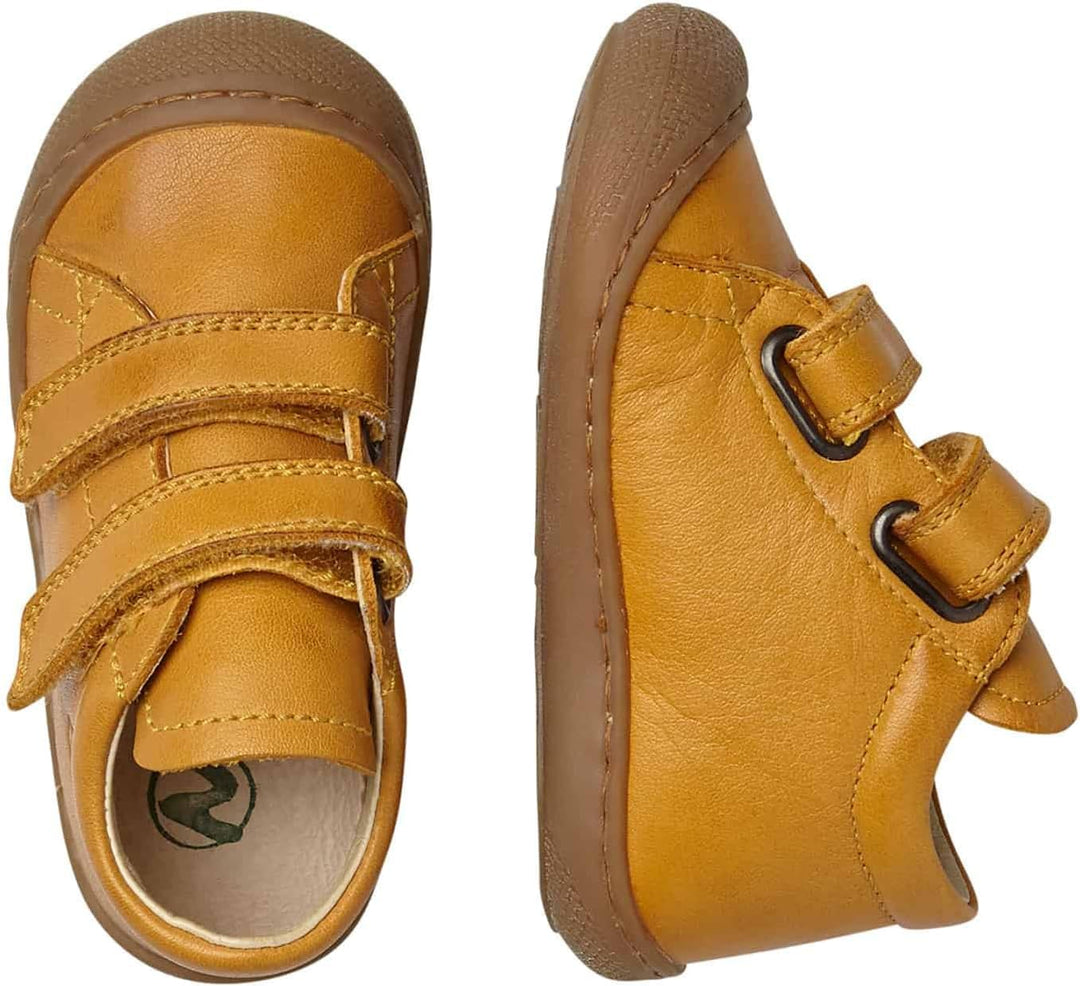 NATURINO Cocoon VL-Lauflernschuhe aus Leder, 17 EU K&#xFC;rbis