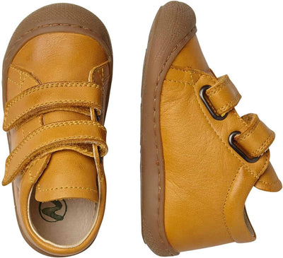 NATURINO Cocoon VL-Lauflernschuhe aus Leder, 17 EU K&#xFC;rbis