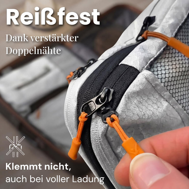 Compression Packing Cubes Set für mehr Platz im Koffer & Backpack - Packwürfel Packing Cubes Compres