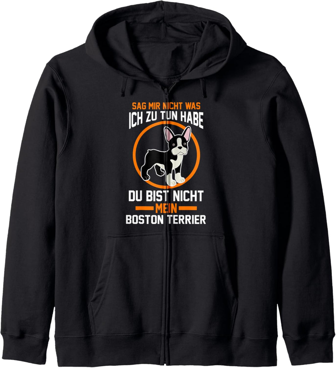 Hunde Hundebesitzer Boston Terrier Kapuzenjacke