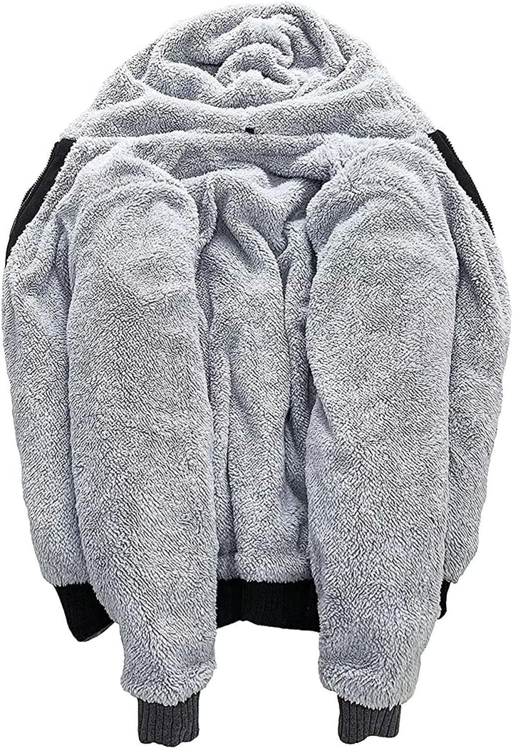 igeekwell Winterjacke Herren Hoodie Zipper Kapuzenpullover Kapuzenjacke Sweatjacke für Männer, Komfo