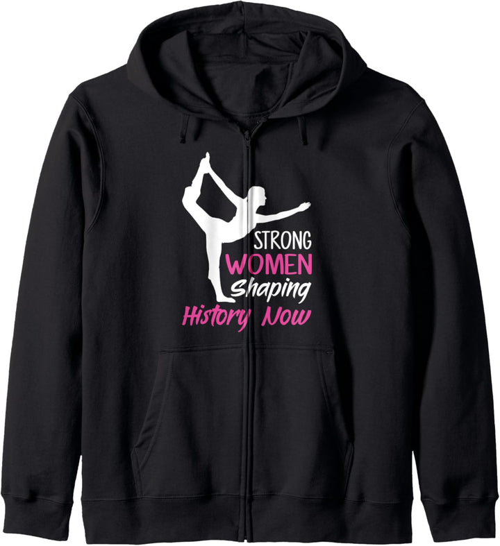 Starke Frauen YOGA Kapuzenjacke