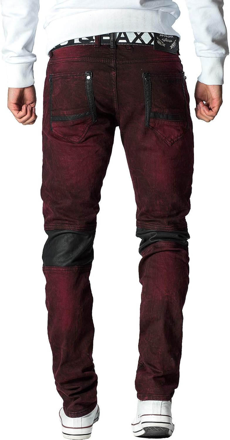 Cipo &amp; Baxx Herren Jeans – Stylische Denim-Mode mit einzigartigem Design | hohem markanten Details |