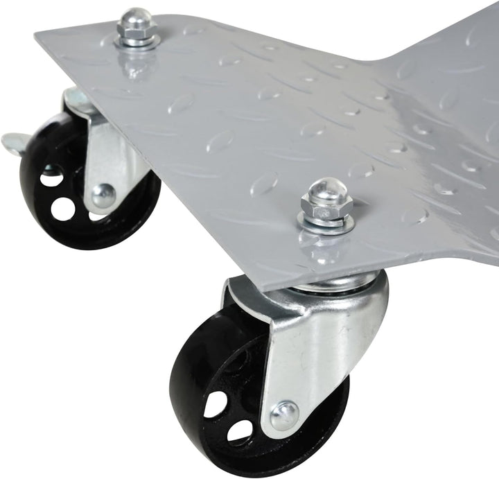 DURHAND Rangierheber 2 Stücke 680Kg Rangierhilfe Reifenwechsel Wagenheber mit 4 Rollen für Auto PKW