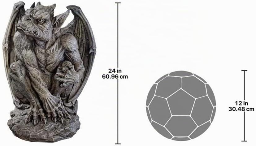 Design Toscano Silas, der Gargoyle-Wächter, Figur M, M
