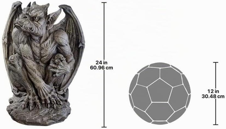 Design Toscano Silas, der Gargoyle-Wächter, Figur M, M