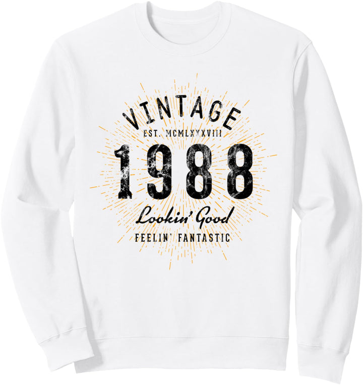 Vintage Geburtstag geboren 1988 Sweatshirt